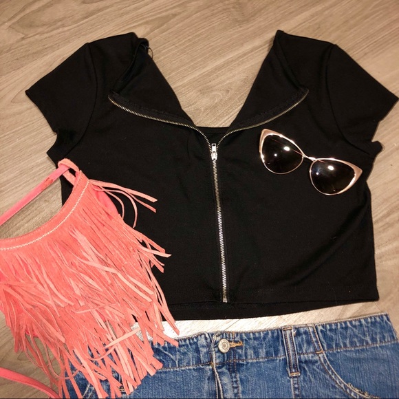 ZARA reverse crop top - Picture 5 of 7